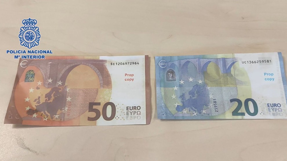 Imagen de La Policía Nacional interviene más de 12.000 euros en billetes falsos