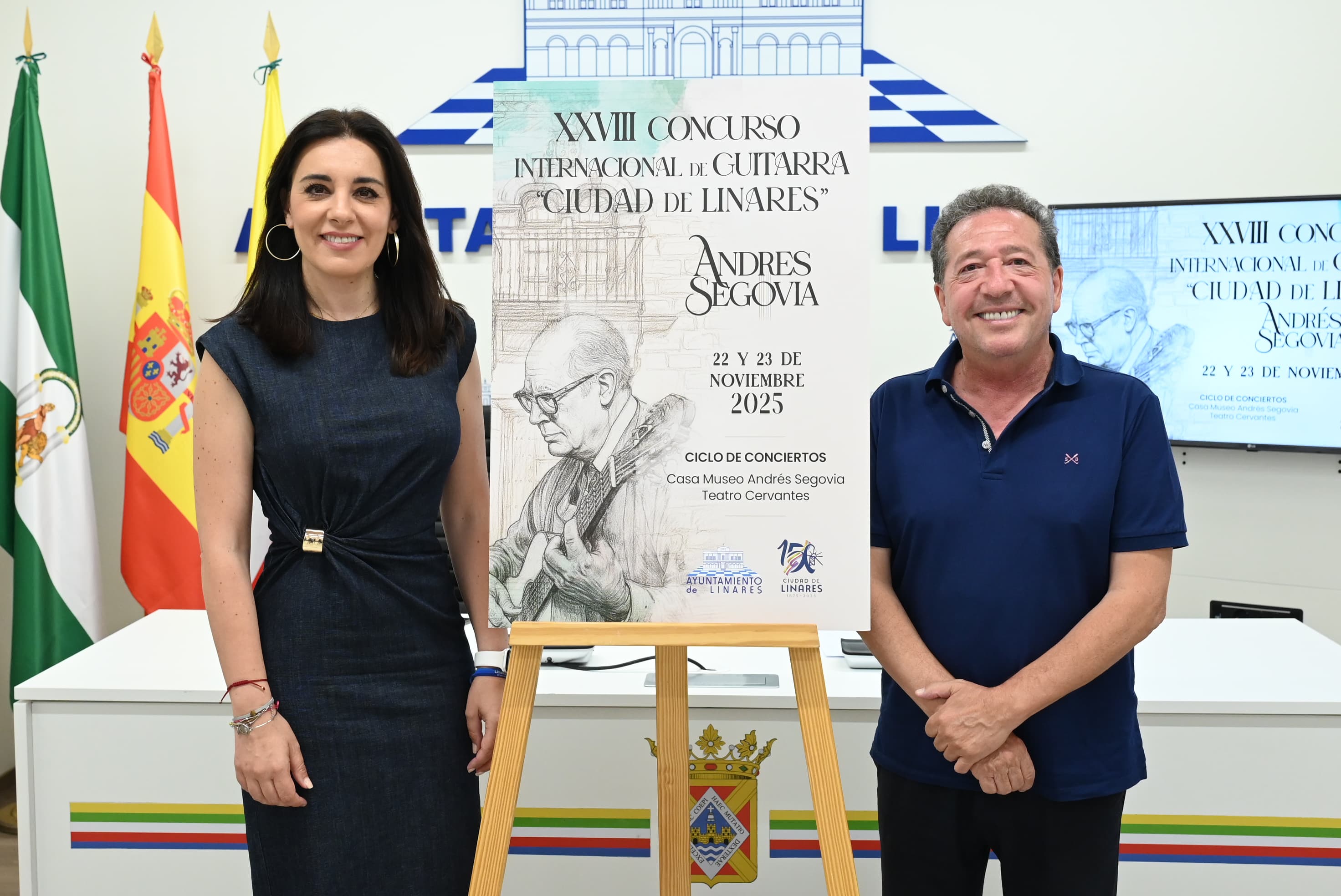 Imagen de El Área de Cultura presenta el XXVIII Concurso Internacional de Guitarra Ciudad de #Linares ‘Andrés Segovia’, que aumenta la dotación de sus premios.