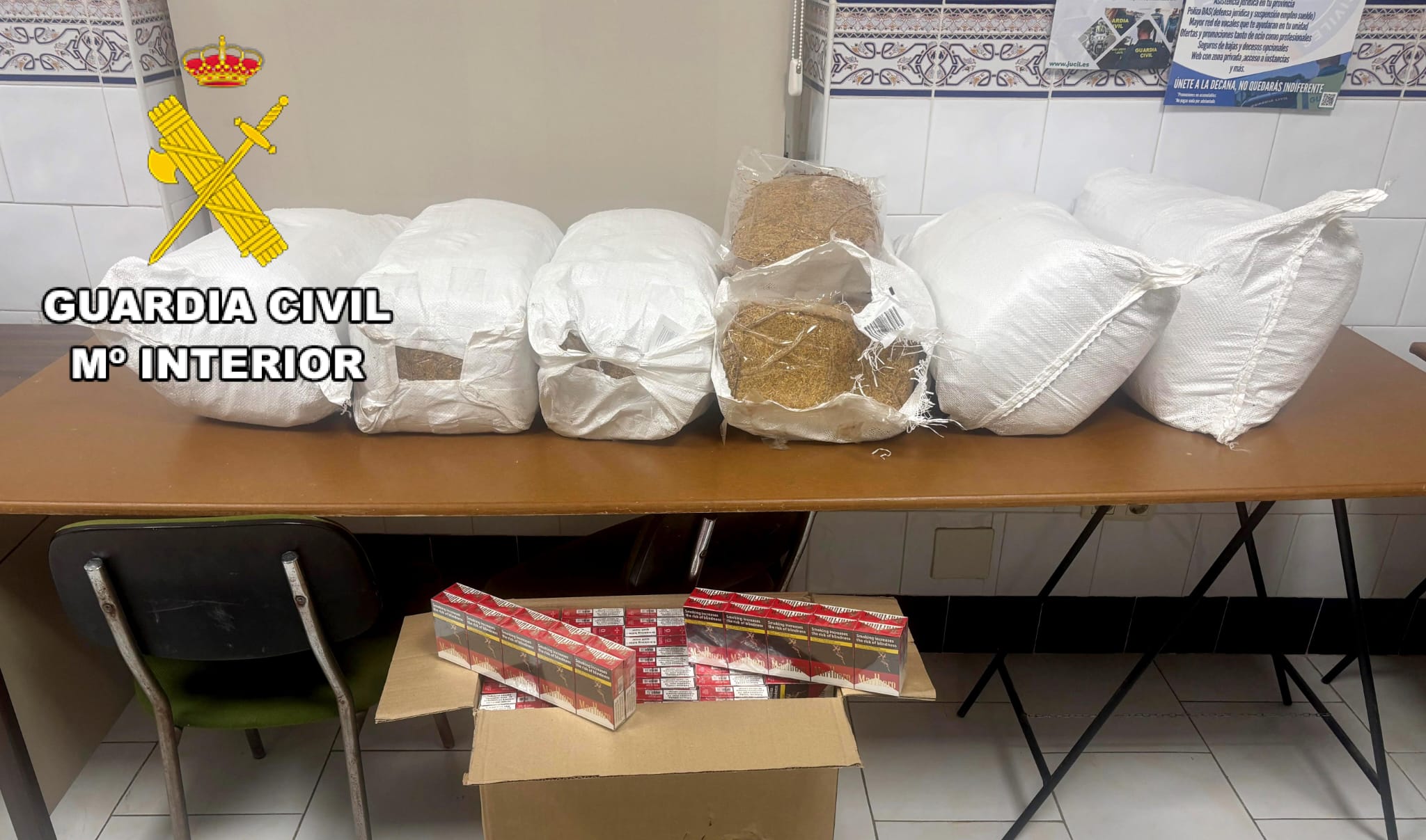 Imagen de Incautado tabaco de contrabando valorado en más de 11.000 euros en Andujar